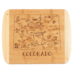 Totally Bamboo A Slice of Life Colorado State Serving and Cutting Board