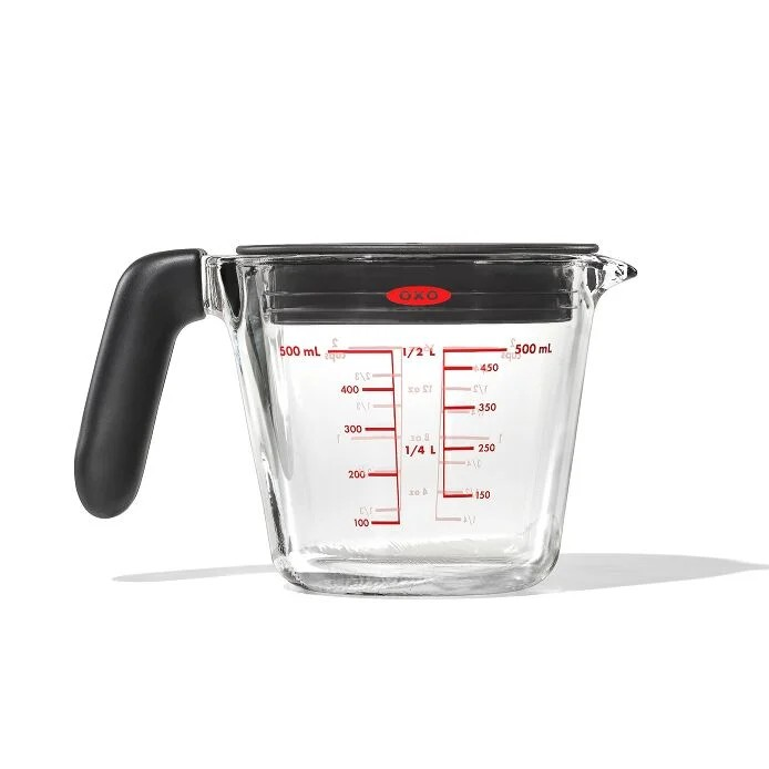 2 Cup Glass Measuring Cup with Lid