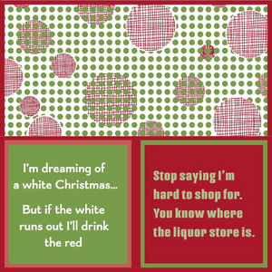 Cocktail Napkin Christmas Hard To Shop