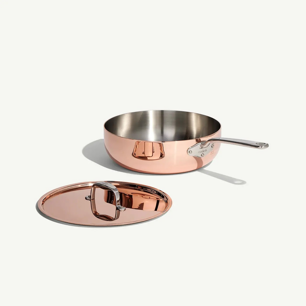 Copper Saucier 5.2 Qt