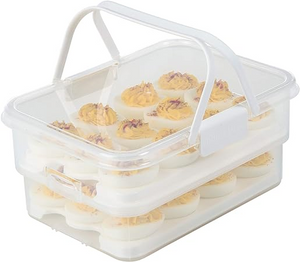 Collapsible Deviled Egg Carrier