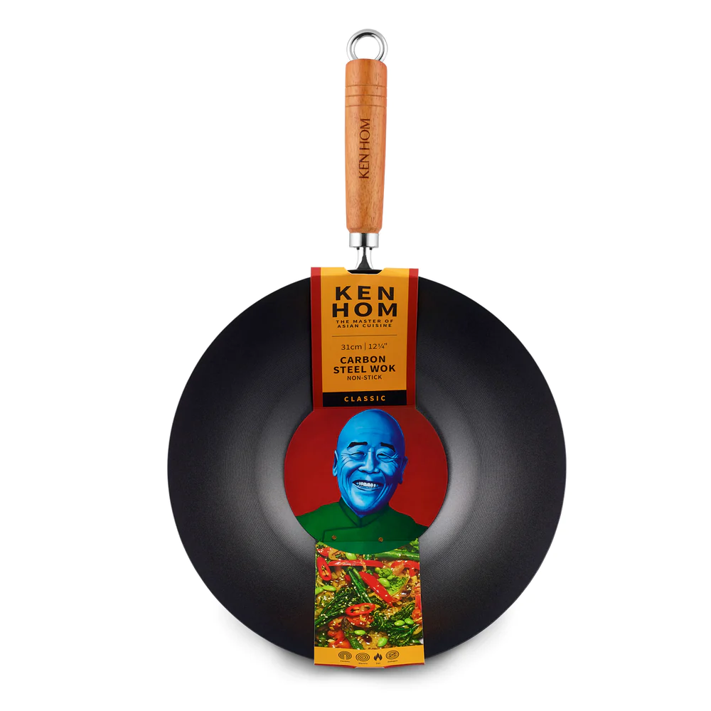 Ken Hom Excellence Non Stick Wok Pan steel