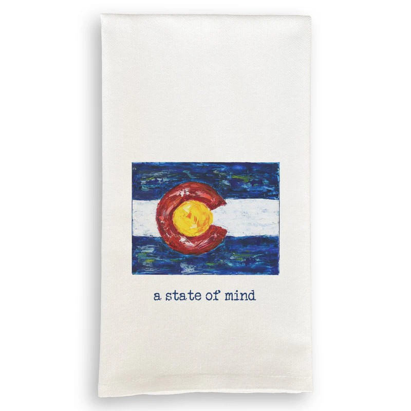 Colorado Flag Dish Towel