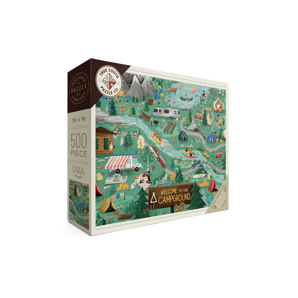 Welcome To The Campground Jigsaw Puzzle 500pc