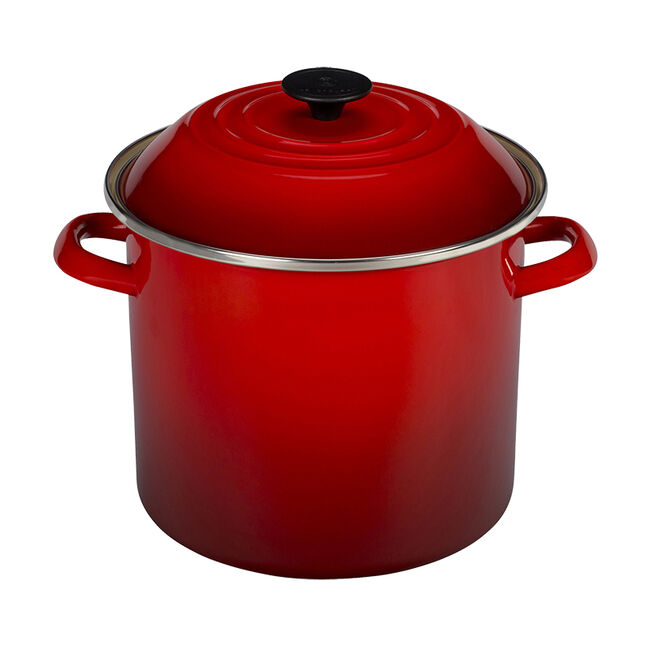 Le Creuset, Cerise, 16qt., Stock Pot