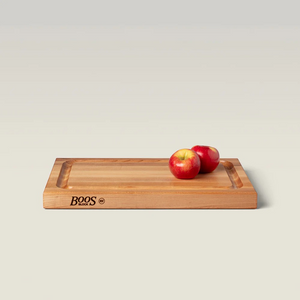 Maple BBQ Cutting Board with Juice Groove 1-1/2" Thick 18x12x1.5"