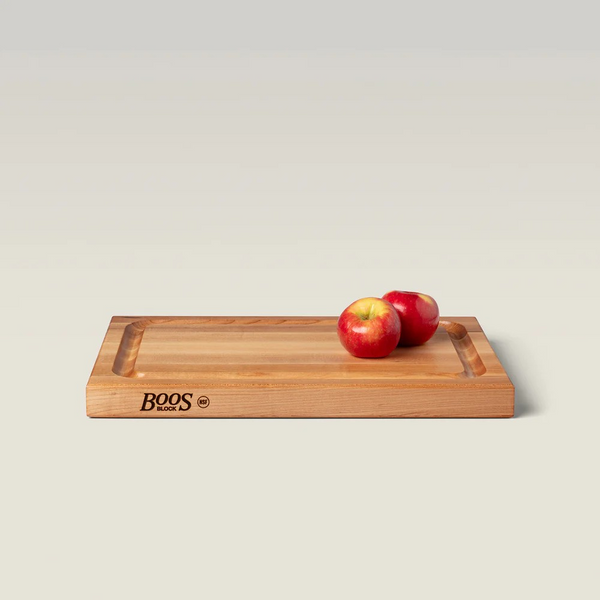 Maple BBQ Cutting Board with Juice Groove 1-1/2" Thick 18x12x1.5"