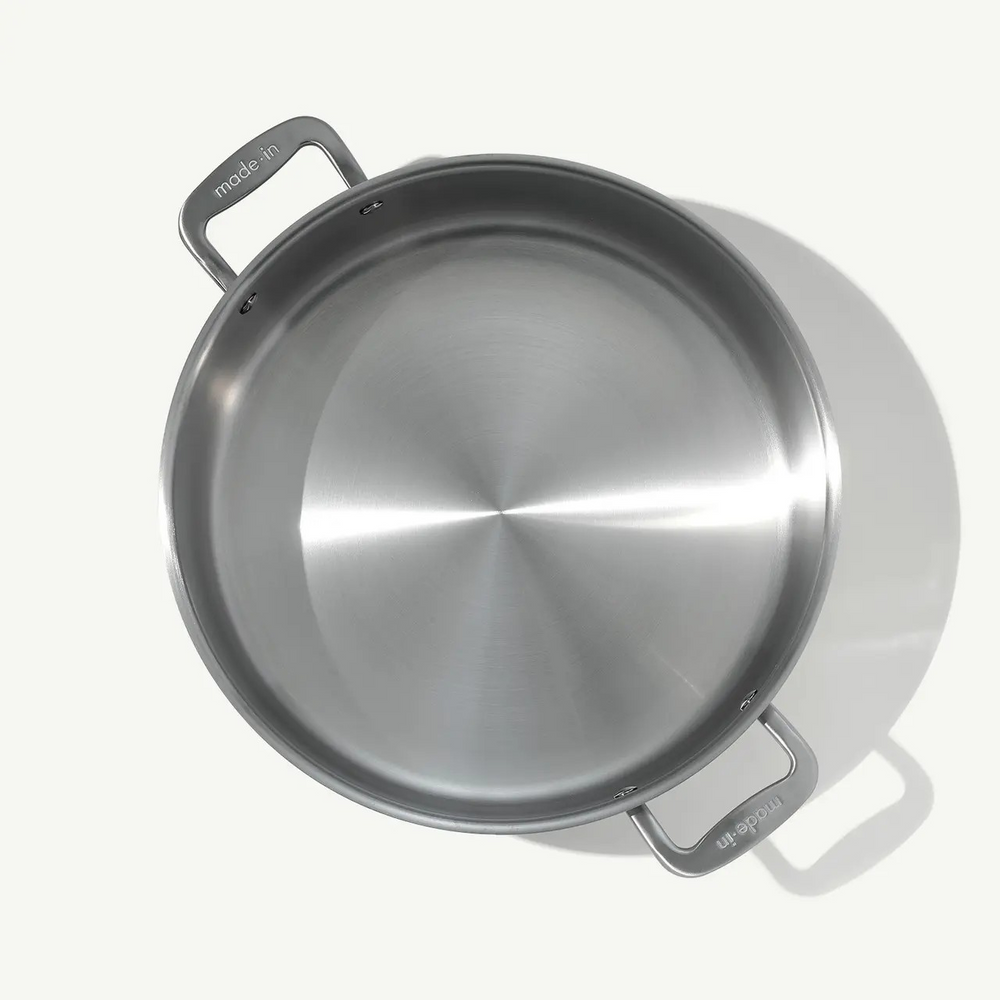 Stainless Rondeau 10qt W/Lid
