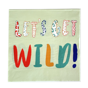 Die-Cut Lunch Napkin Party Animal 2 Ply/16pk
