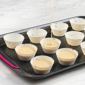 Silicone Muffin Cups (Set of 12) - Confetti