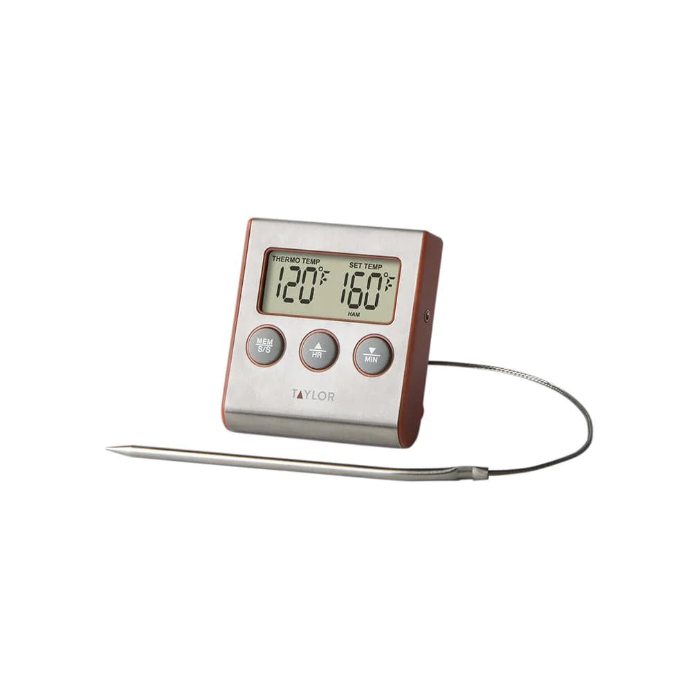 Taylor Digital Wired Probe Thermometer with Timer