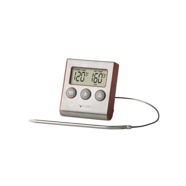 Taylor Digital Wired Probe Thermometer with Timer