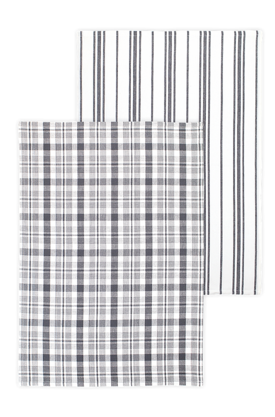 Farmhouse Towels Set of 2 Stainless