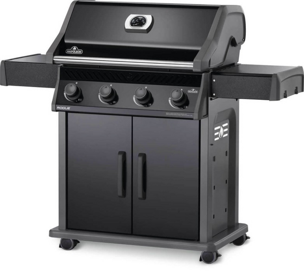 ROGUE 525 Grill BLACK - Cast Iron Grates - Choose Propane or Natural Gas