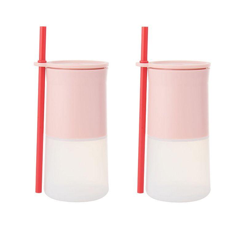 Rabbit Frozen Cocktail Silicone Tumbler Set, Pink