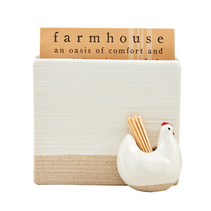 Farm Napkin Toothpick Holder