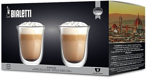 Bialetti Firenze Double Walled Glasses Set of 2