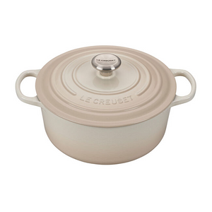 Le Creuset, Meringue, 5.5qt., Signature Round Dutch Oven