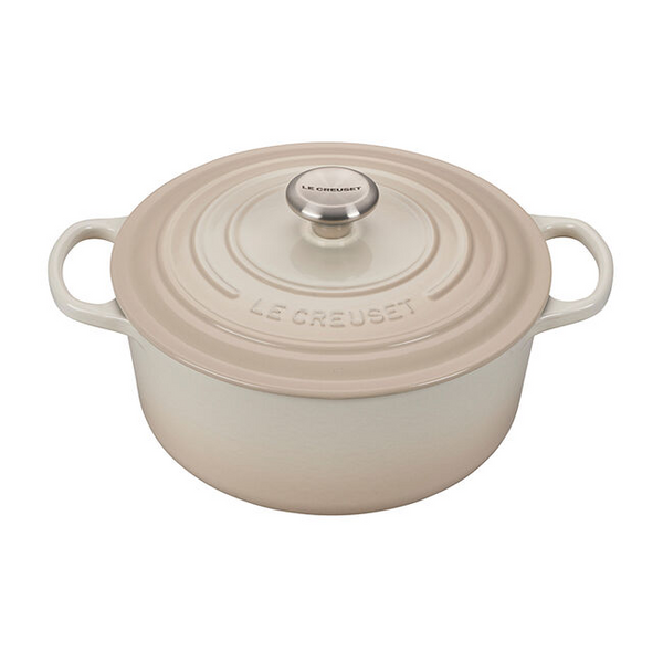 Le Creuset, Meringue, 5.5qt., Signature Round Dutch Oven