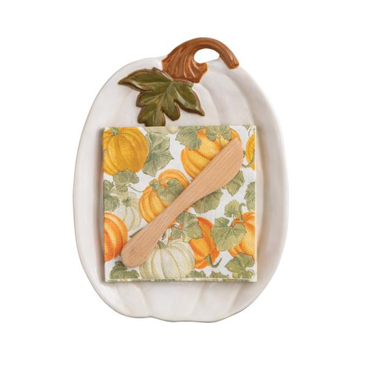 Pumpkin Plate Napkin Set - 2 Styles