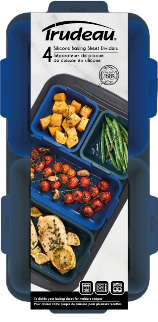 4 Pc. Silicone Sheet Pan Dividers