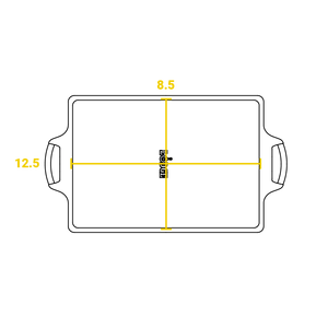 9 x 13 Inch Seasoned Cast Iron Casserole