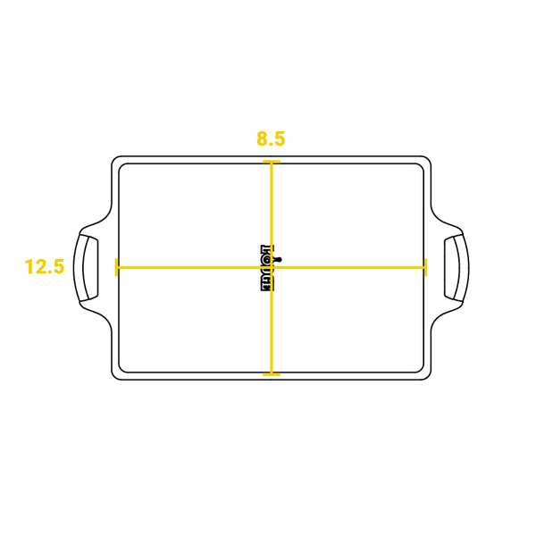 9 x 13 Inch Seasoned Cast Iron Casserole