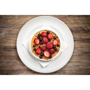 Porcelain Round Quiche Dish 4" x 1"