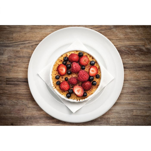 Porcelain Round Quiche Dish 4" x 1"