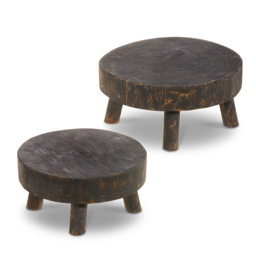Small Black Riser Set of 1
