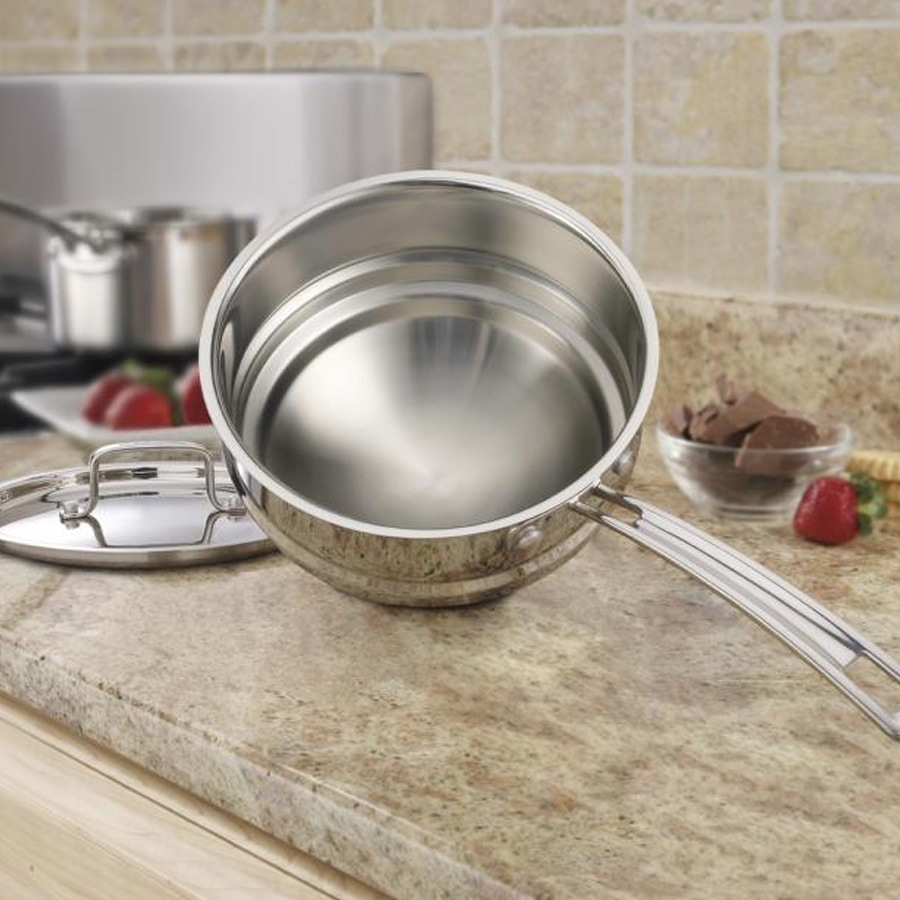 Cuisinart MultiClad Pro Triple Ply Stainless Steel 20 cm Universal Double Boiler w/Cover