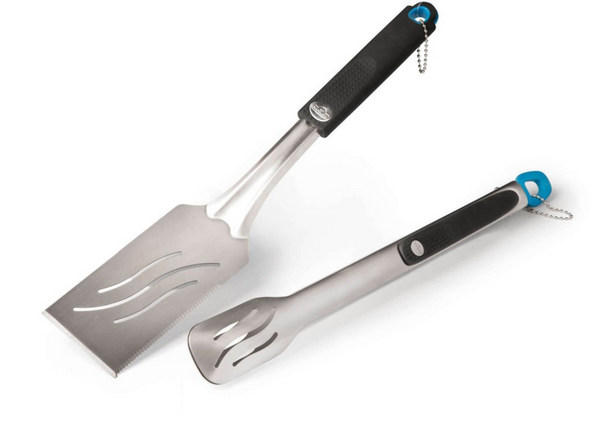 Stainless Steel 2-Piece Toolset with Soft Touch Handle