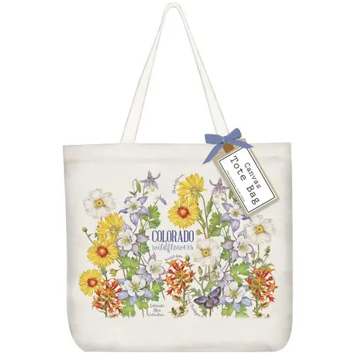 Colorado Flowers Tote Bag
