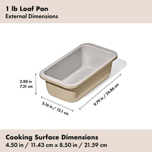 Non Stick Pro Ceramic Coated Bakeware-1LB Loaf Pan