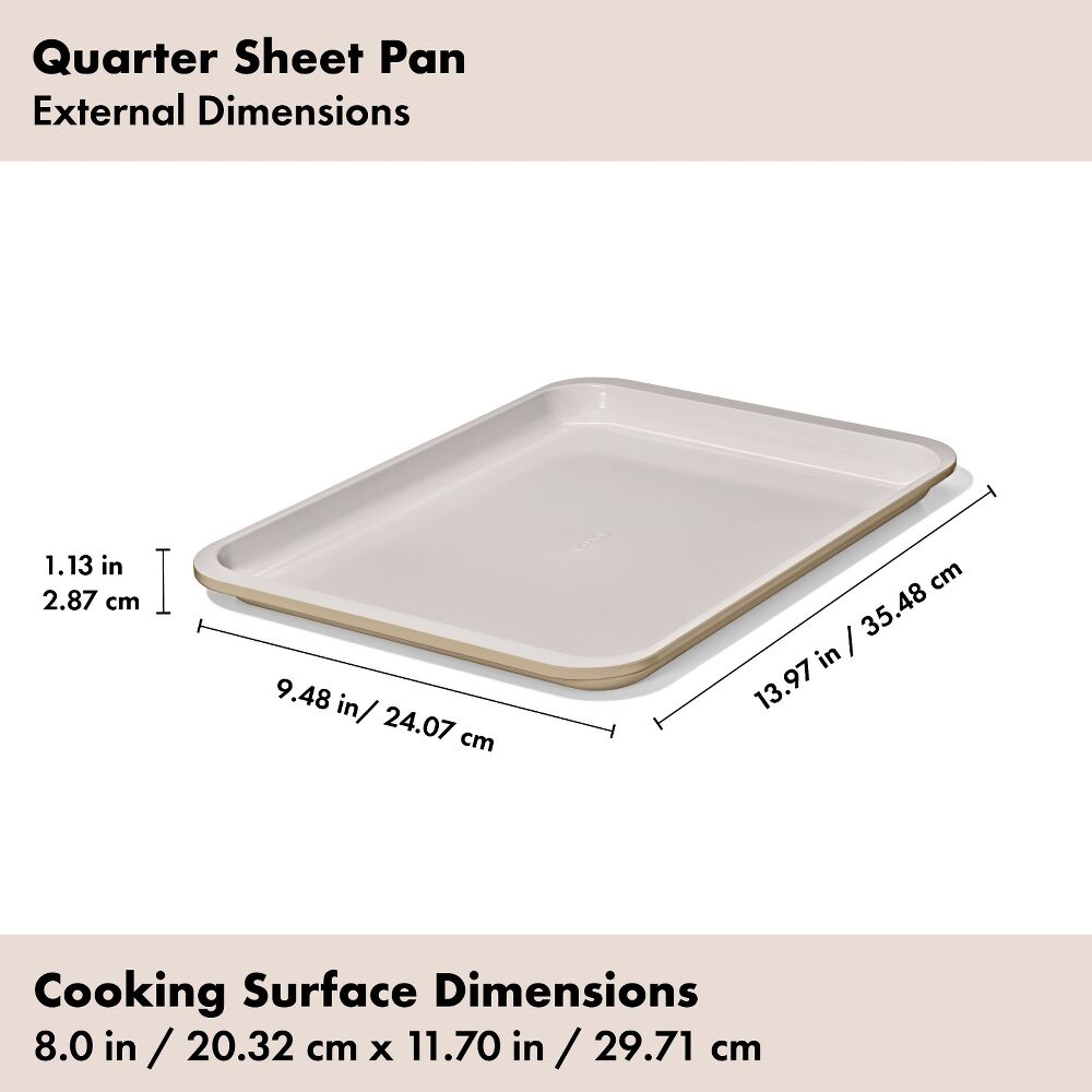 Non Stick Pro Ceramic Coated Bakeware-Quarter Sheet Pan