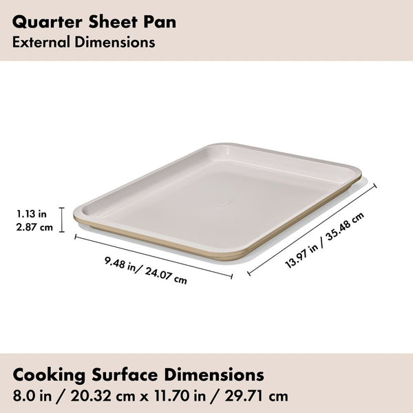Non Stick Pro Ceramic Coated Bakeware-Quarter Sheet Pan
