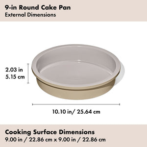 Non Stick Pro Ceramic Coated Bakeware-9" Round