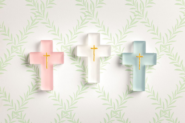 Painted Resin Crosses - Choose from 3 Different Colors