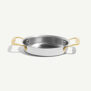 Made In Stainless Gratin Dishes (Set of 2) - Choose from Stainless or Gold Handles