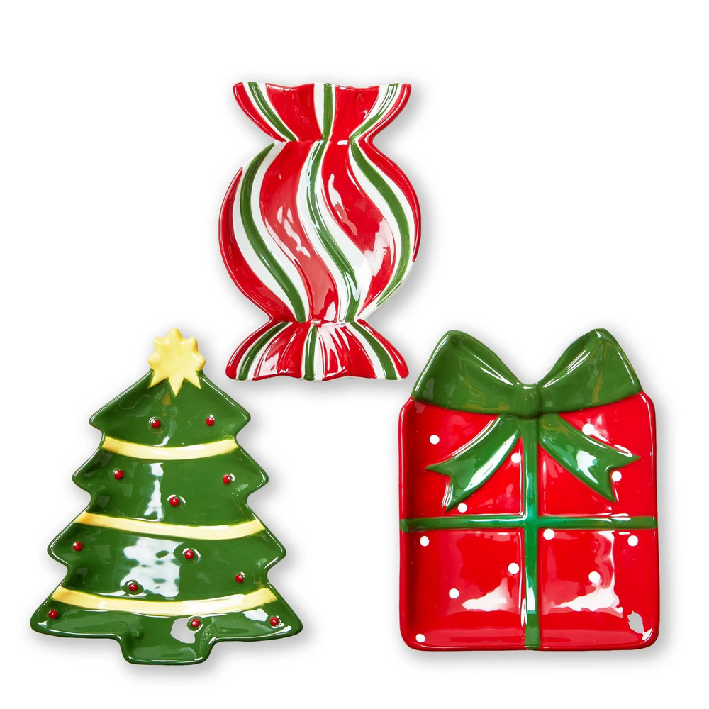 Holiday Spirit Appetizer Plate Asst.