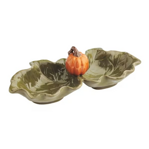 Leaf Pumpkin Double Tidbit