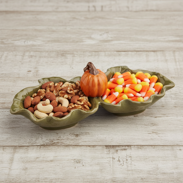 Leaf Pumpkin Double Tidbit