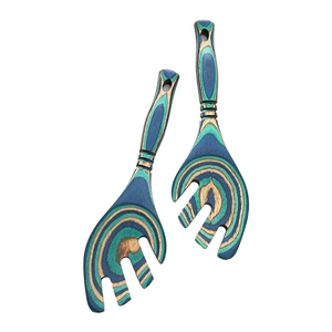 Pakka 9" Salad Leaf - Choose from rainbow, Natural or Peacock
