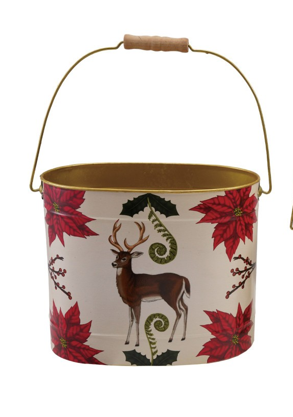 Painted Iron Woodland Bucket - Small, Medium or Large
