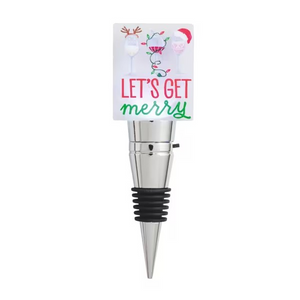Holiday Acrylic Bottle Stopper - 4 Styles to Choose From