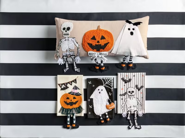 Halloween Dangle Towel - Ghost or Pumpkin