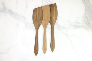 French Flat Fruitwood Spatula