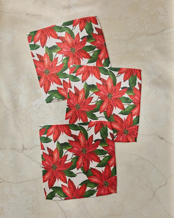 Geometry Dishcloth Set - Holiday Lines - Several Patterns to Choose From