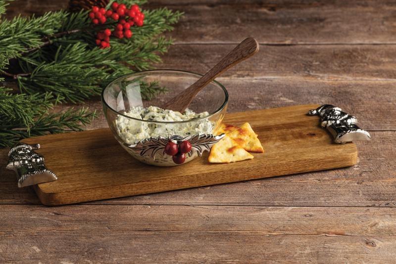 Holly Tidbit Bowl Set