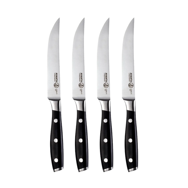 Avanta Steak Knife Set - Choose Pakkawood or POM